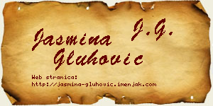 Jasmina Gluhović vizit kartica